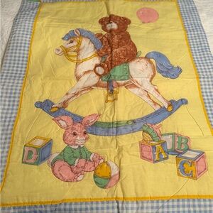 Vintage nursery wall hanging